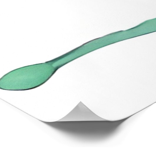 BALLERINA IN NEONÖL POSTER (Ecke)