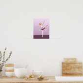 Ballerina in Pink und Lavender Poster (Küche)