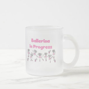 Ballerina in Progress T-Shirts und Geschenke Mattglastasse