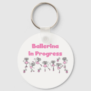 Ballerina in Progress T-Shirts und Geschenke Schlüsselanhänger