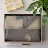 Ballerina in schwarzem Decoupage Papier (Geschenk)