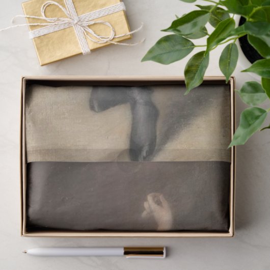 Ballerina in schwarzem Decoupage Papier (Geschenk)