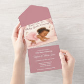 Ballerina in the Making All In One Einladung (Abreißtisch)