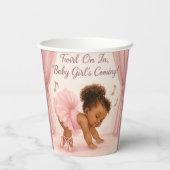 Ballerina in the Making Pappbecher (Rückseite)