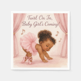 Ballerina in the Making Serviette