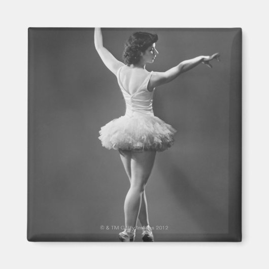 Ballerina in Tutu Magnet (Vorne)