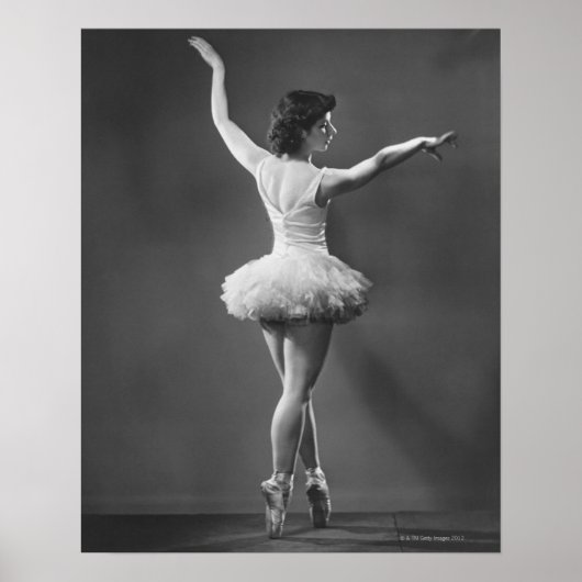 Ballerina in Tutu Poster (Vorne)