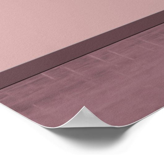 Ballerina in Weiß mit rosa Rose Poster (Ecke)