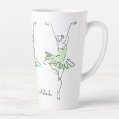 Ballerina individuelle Name Milchtasse (Rechts)