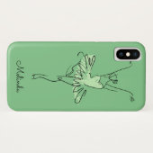 Ballerina individuelle Name- und Farbtelefongehäus Case-Mate iPhone Hülle (Rückseite (Horizontal))