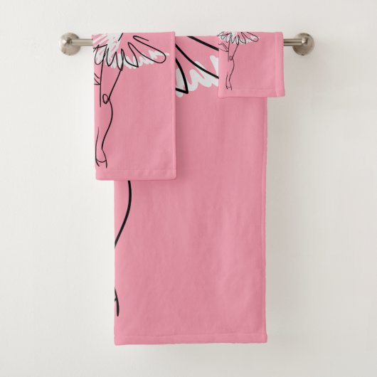 Ballerina individuelle Name und Farbtupfer Set (Insitu)