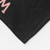 Ballerina inspirierende Freundschaftsbotschaft Fleecedecke (Ecke)