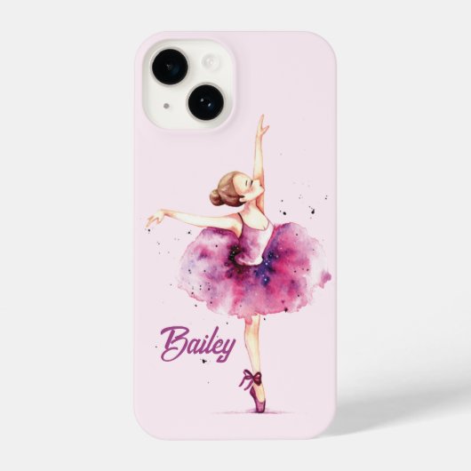 Ballerina iPhone-Gehäuse, Ballet-Handy-Gehäuse iPhone Hülle (Rückseite)