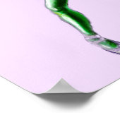 Ballerina Iris Blume Ballet Dancer Poster (Ecke)