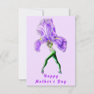 Ballerina Iris Muttertagskarte Karte