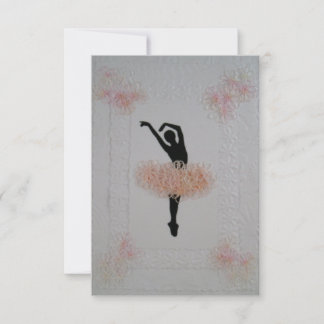 Ballerina Jeden Anlaß Card Dankeskarte