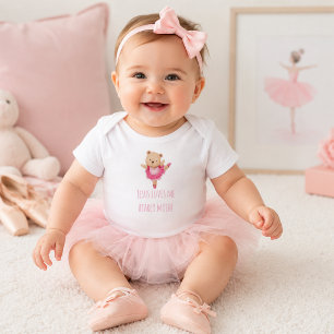 Ballerina Jesus liebt mich kaum Christian Baby Strampler
