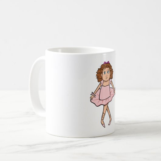 Ballerina Kaffeetasse (Vorderseite Links)