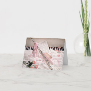 Ballerina-Karte Karte