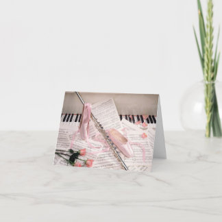 Ballerina-Karte Karte