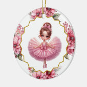 Ballerina Keramik Ornament (Links)