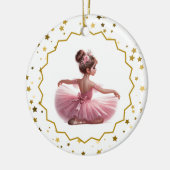 Ballerina Keramik Ornament (Links)