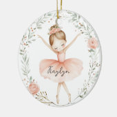 Ballerina Keramik Ornament (Links)