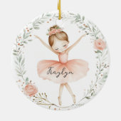 Ballerina Keramik Ornament (Hinten)