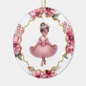 Ballerina Keramik Ornament (Links)