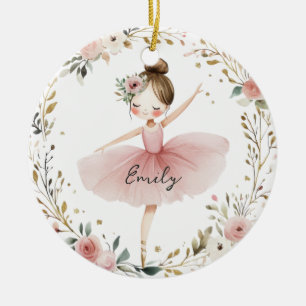 Ballerina Keramik Ornament