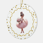 Ballerina Keramik Ornament (Links)