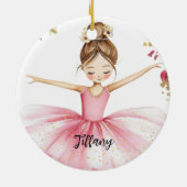 Ballerina Keramik Ornament (Hinten)