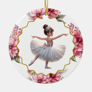 Ballerina Keramik Ornament