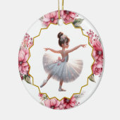 Ballerina Keramik Ornament (Links)