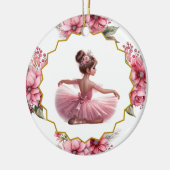 Ballerina Keramik Ornament (Links)