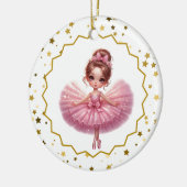 Ballerina Keramik Ornament (Links)