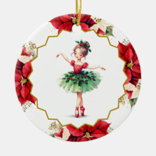 Ballerina-Keramikschmuck Keramik Ornament