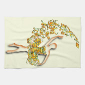 Ballerina Kitchen Handtuch Ballet Tänzer Girl (Horizontal)