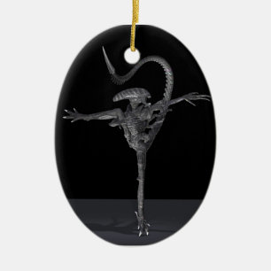 Ballerina-Kreatur Keramik Ornament