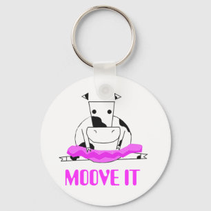 Ballerina-Kuh Schlüsselanhänger