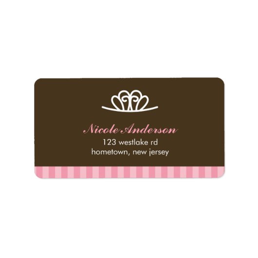 Ballerina Labels Adressaufkleber (Vorne)