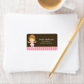 Ballerina Labels Adressaufkleber (Insitu)