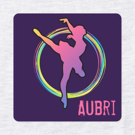 Ballerina Labels Etiketten (Design 1)