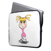 Ballerina Laptop Sleeve (Vorderseite Links)