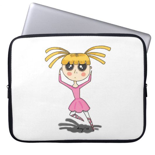 Ballerina Laptop Sleeve (Vorderseite)