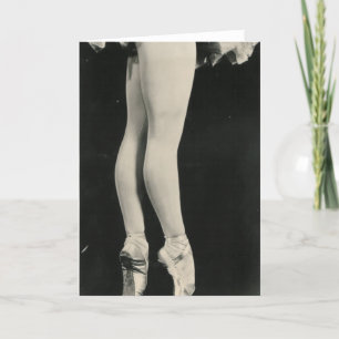 BALLERINA LEGS greeting card Karte