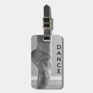 BALLERINA LIEBEN DANCE LUGGAGE TAG GEPÄCKANHÄNGER
