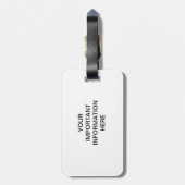 BALLERINA LIEBEN DANCE LUGGAGE TAG GEPÄCKANHÄNGER (Rückseite vertikal)