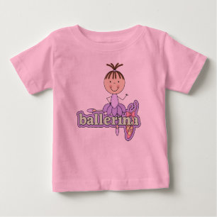 Ballerina - lila Baby-Ballettröckchen-Bodysuit Baby T-shirt