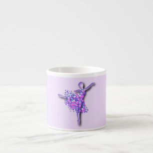 Ballerina Lila Dance Espresso Tasse Ballet